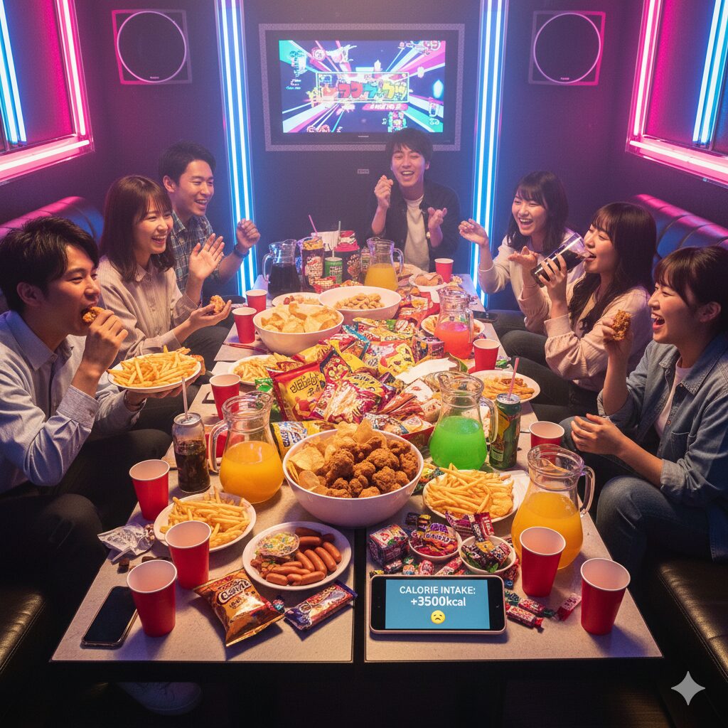 カラオケダイエットの理想的な姿勢