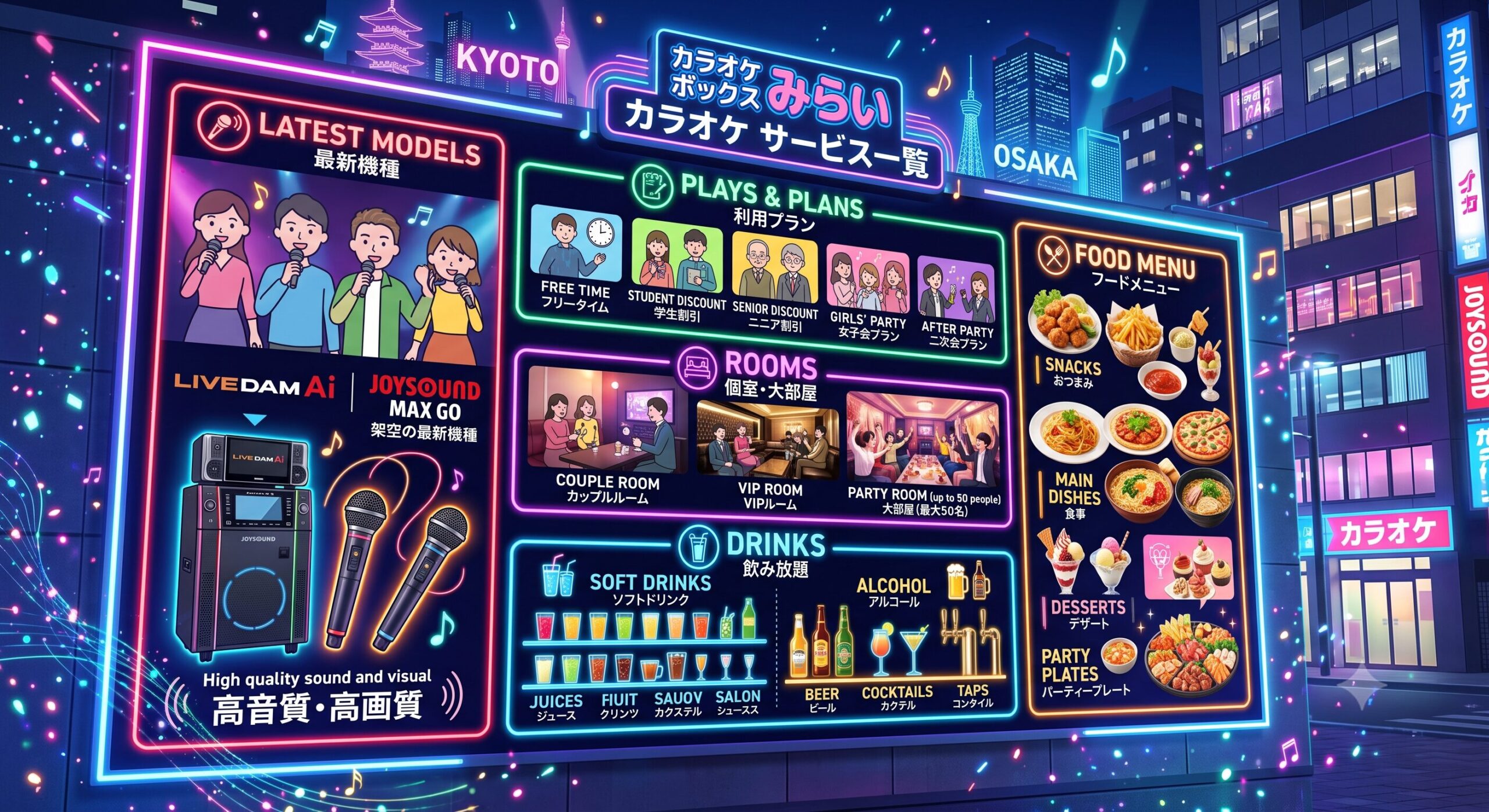 スーパージャンカラのサービス