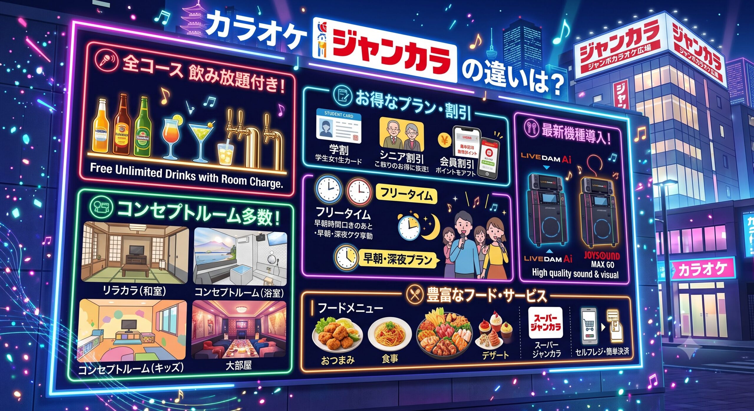 スーパージャンカラと通常ジャンカラの違い