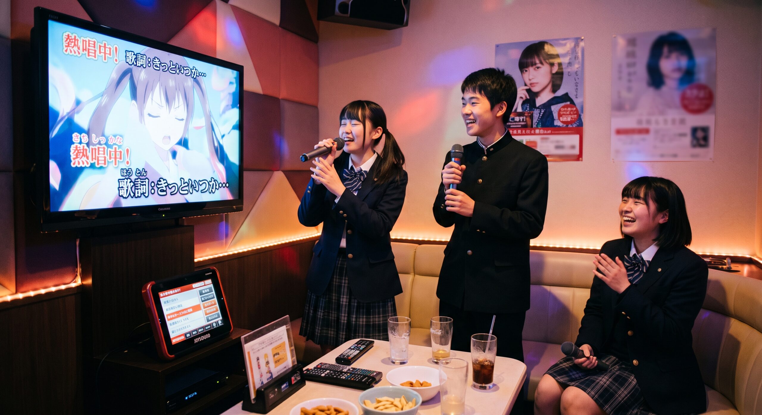 高校生がカラオケを利用できる時間帯のイメージ